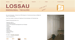 Desktop Screenshot of lossau-innenausbau.de